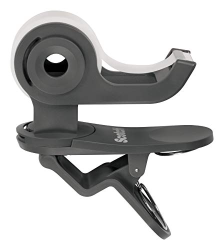 Scotch Tape Desktop Tape Dispenser, Clip and Twist, Dark Grey image 8