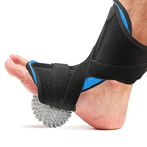 Plantar Fasciitis Night Splint, Caretras Adjustable Brace Support Unisex Fits for Right or