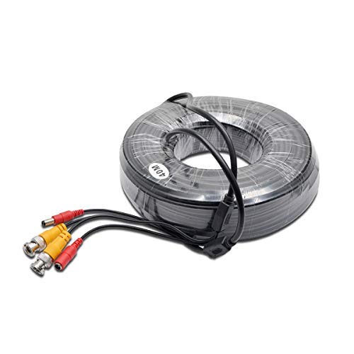 Câble d'alimentation vidéo BNC 40m sans perte de signal pour enregistreur DVR