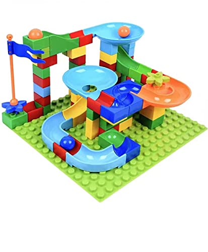 Marble Run Building Blocks, Toy Bricks Set Kids Race Track Compatible with All Major Brands Bulk Bricks .Compatible with All Major Brands Building Brick Gift for Kids Boys Girls7