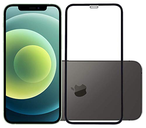 Image of Tempered Glass Screen Protector Compatible For Apple iPhone 12 /12 Pro with Edge-to-Edge Protector and with Easy Installation Kit