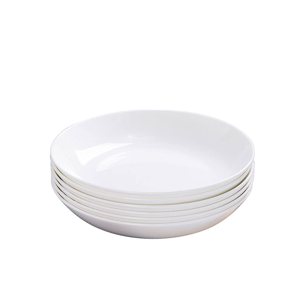 Salad Plate Porcelain Dinner Plates Set of 6, 7.56in Salad Plates
