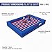 younghome Pro-Grade Inflatable Battle Arena: 13x13ft Wrestling/Boxing Ring Heavy-Duty 0.55mm PVC, Blower & Repair Kit Included