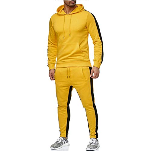 Preisvergleich Produktbild Obestseller Trainingsanzug Herren Jogginganzug für Männer Sportanzug Freizeitanzug Jogginghose + Zip Sweatshirt Oberteil Trainings-Anzug