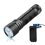 Olight Seeker II Pro LED Linterna Recargable Linterna Táctica Potente Lámpara Brillante 3200 Lúmenes,250 Metros,5 Modos de Iluminaón,IPX8,Batería 21700-Blanco Frío[Clase de Eficiencia Energética A+]