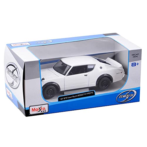 Maisto 1:24 SE 1973 Nissan Skyline GT-R - White miniatura 4
