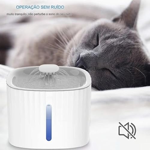 GONDMAX Bebedouro Automático para Gatos e Cães, 3 Litros, Branco - Imagem 3