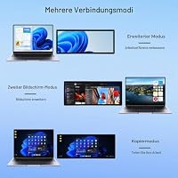 wisecoco 12,3-Zoll-Touchscreen-Zweitmonitor IPS-LCD-Display 1920 x 720 HDMI USB-C tragbarer Touchscreen für Laptop/PC, GPU-, CPU- und RAM-Überwachung, kompatibel mit AIDA64 (Drittanbieterprogramm) – Ansicht 6