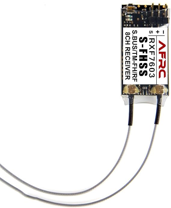 2.4G 8CH Mini RC Receiver Compatible with Futaba S-FHSS, TM-FH RF Module Remote Control System 18MZ,14SG, 10J, 8J, 6J
