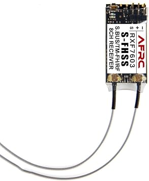 2.4G 8CH Mini RC Receiver Compatible with Futaba S-FHSS, TM-FH RF Module Remote Control System 18MZ,14SG, 10J, 8J, 6J
