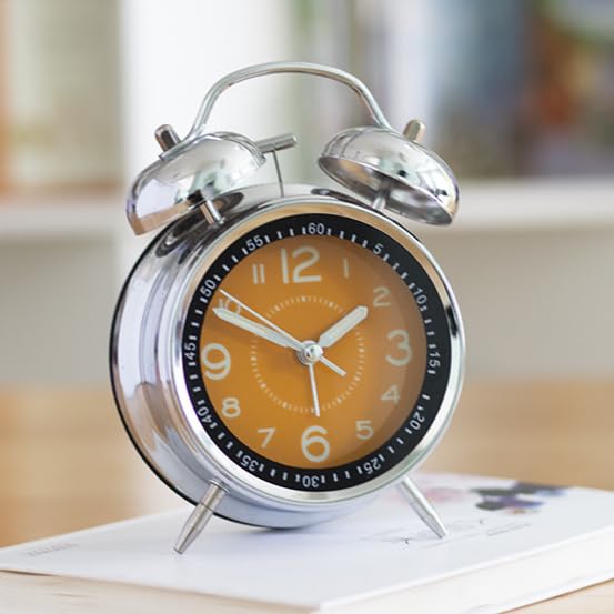 Amazon.co.jp: 爆音目覚まし時計 金属光沢 振動式 目覚まし