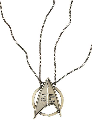 Star Trek Freundschafts-Halskette Delta Halskette Gold