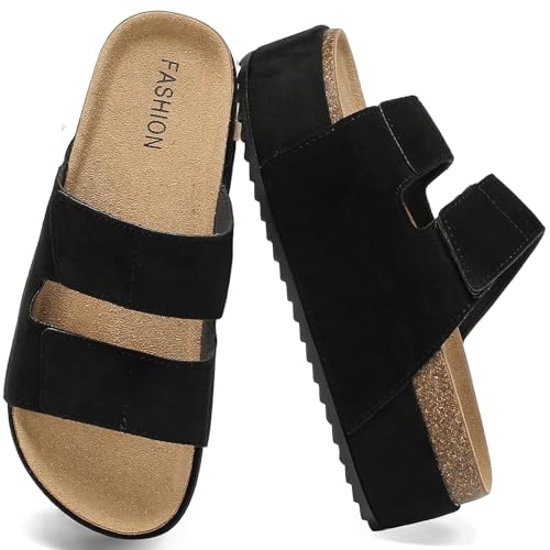 YUHITYGZGS Sandales Plateforme Femme Confortables Bride...