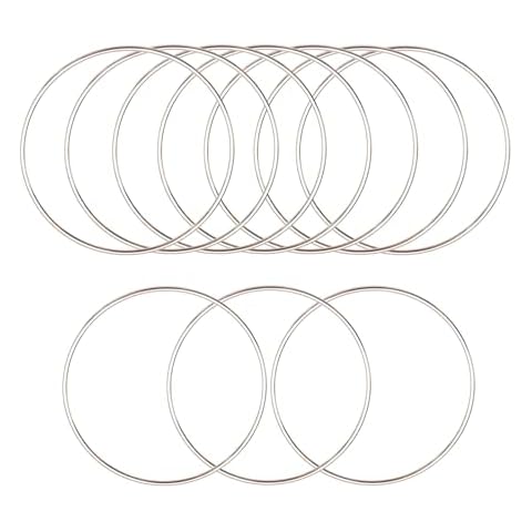 Pocoxll 10 pcs Metal Hoops Cover