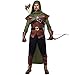 Produktbild Spooktacular Creations Robin Hood Kostüm, Deluxe Herren Kostüm Set aus Leder für Halloween Dress Up Party (Medium, Green)