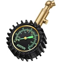 AstroAI A1 2-60PSI Battery-Free Tire Pressure Gauge for Cars, SUVs & Motorcycles
