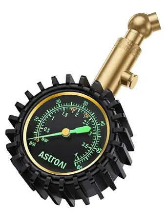 AstroAI A1 Tire Pressure Gauge Battery-Free for Cars, SUVs & Motorcycles