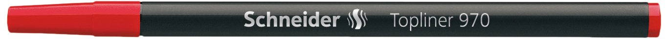 Schneider Topliner 970 911 Fine Liner Pen Refill 0.4 Red