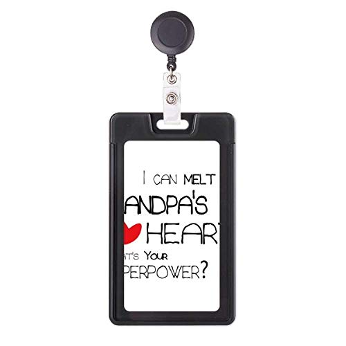 Enrouleur badge Melt Heart au travail porte-carte Best Grandfather