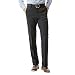 Haggar Men's Tall Performance Micro Solid Gabardine Slim-Fit Plain-Front Pant