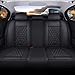 VZYQIVAP Premium Car Seat Covers Full Set for Chery Tiggo 8 I,Luxury PU Leather Cars Seats Cover,Front and Rear Seat Cover Protectors Set - Durable(D)