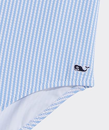 vineyard vines Girls Seersucker Stripe Mix Sconset One-Piece3
