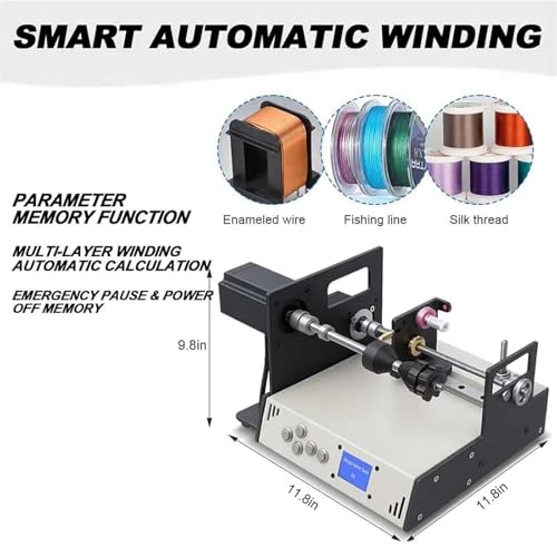 Bobinadora automática de precisión programable para un bobinado eficiente de tubos 7