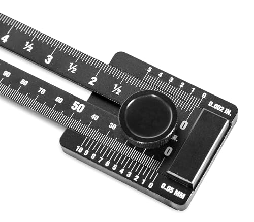 Wen 10-Inch Aluminum Offset Marking Gauge and Layout Tool with Laser-Etched Scale (ME252R) thumbnail 5