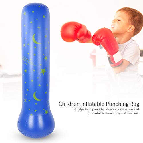 Saco de boxe em pé, saco de pancadas inflável infantil, PVC leve adolescente para crianças crianças