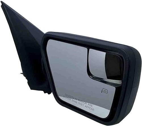 Miniatura 2 de Espejo de repuesto para puerta lateral derecha del pasajero, cubierta trasera texturizada, ajuste de potencia y vidrio calentado sin parpadeo para