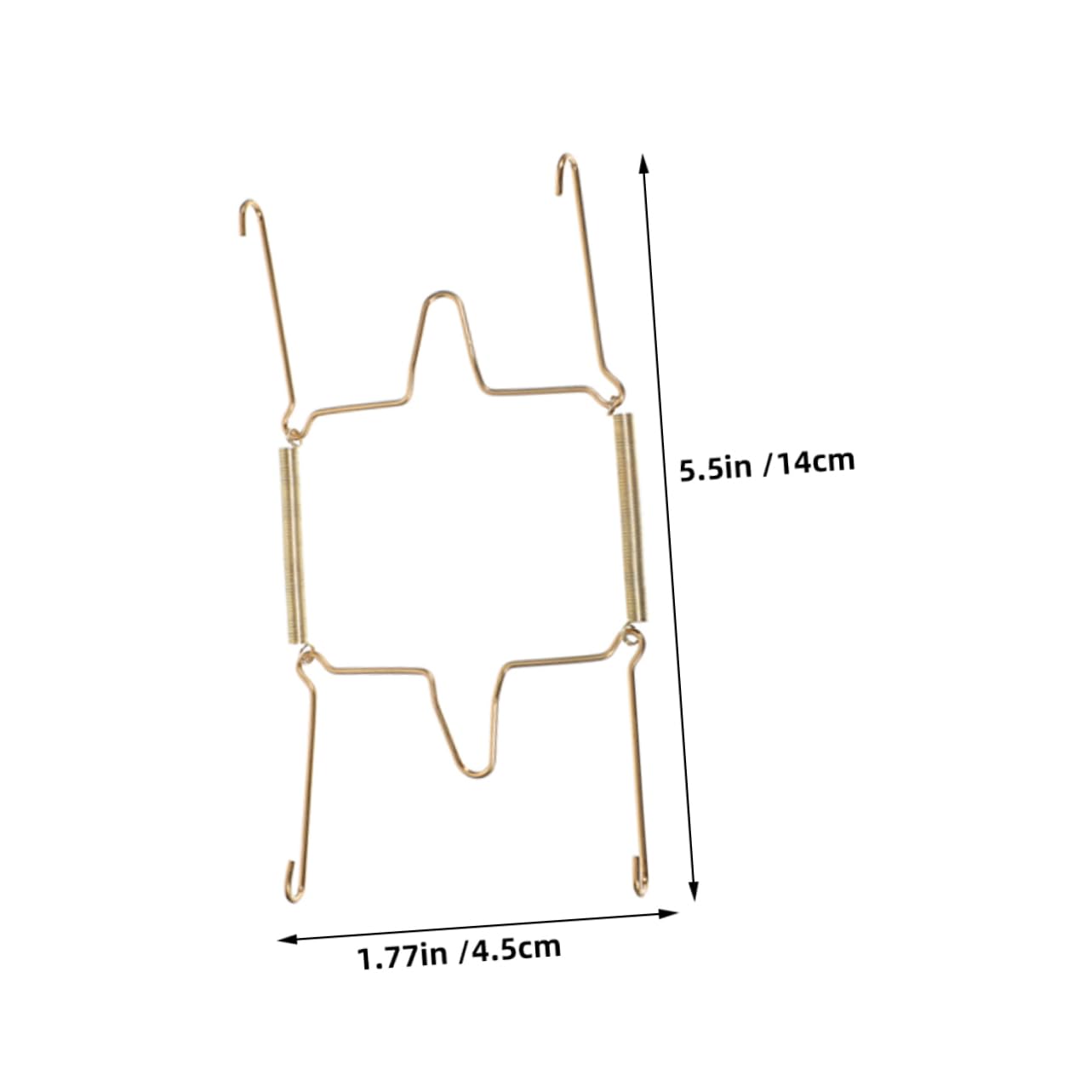 LALADEFIEE 2pcs Decorative Plate Wall Hangers Invisible Plate Holder for Easy Installation Design Clothes and Tools for Home