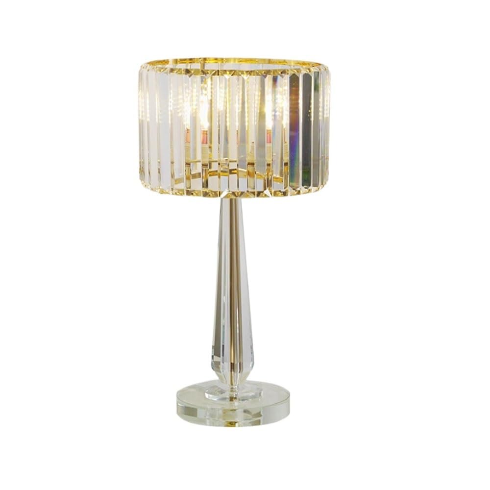 Lampka biurkowa Kryształowa lampa stołowa do sypialni, salonu, stolika nocnego, sofy Lampka nocna