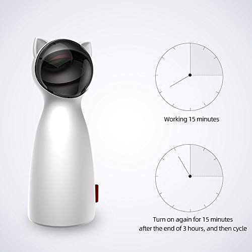 Baugger - Brinquedo interativo do caçador da luz do brinquedo interativo do gato auto para gatos