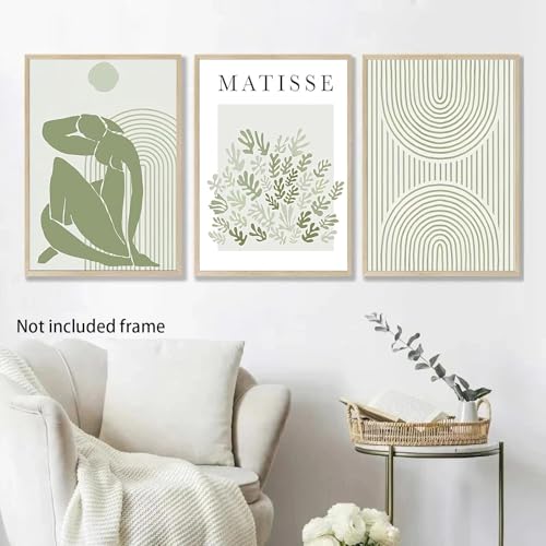 Impression sur toile affiche tableau décoration : créez un cocon Matisse abstrait - 4