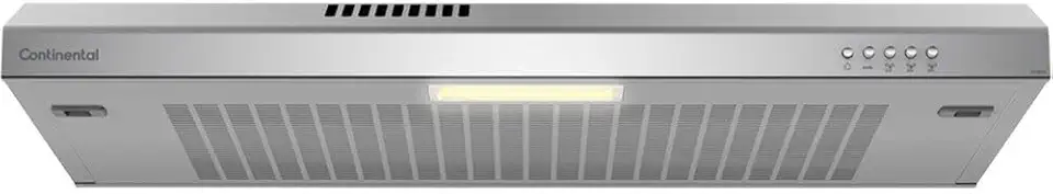 Continental DC8PG Depurador de Ar de Parede Inox 80 cm com 3 Velocidades e Filtro de Algodão, Vazão de 130 m³/h, 40W