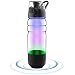 ICEWATER 3-in-1 Bluetooth Speaker+Dancing Lights +Smart Water Bottle(Glows to Remind You to Stay Hydrated),22 oz,Stay Hydrated and Enjoy Music
