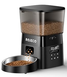 ROJECO Futterautomat Katze Duale Stromversorgung