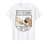 cane pechinese bianco Questo Migliori Amici Pechinese è un ottimo regalo per un proprietario di Pechinese. È dotato di un Pekingese illustrazione.