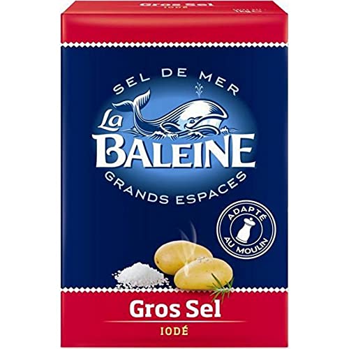 La Ballena Grande Sal Yodada Apto para Molino de 1 kg (lote de 1 unidades)