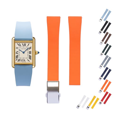 Bracelet Cartier Santos en caoutchouc FKM d'une élégance intemporelle