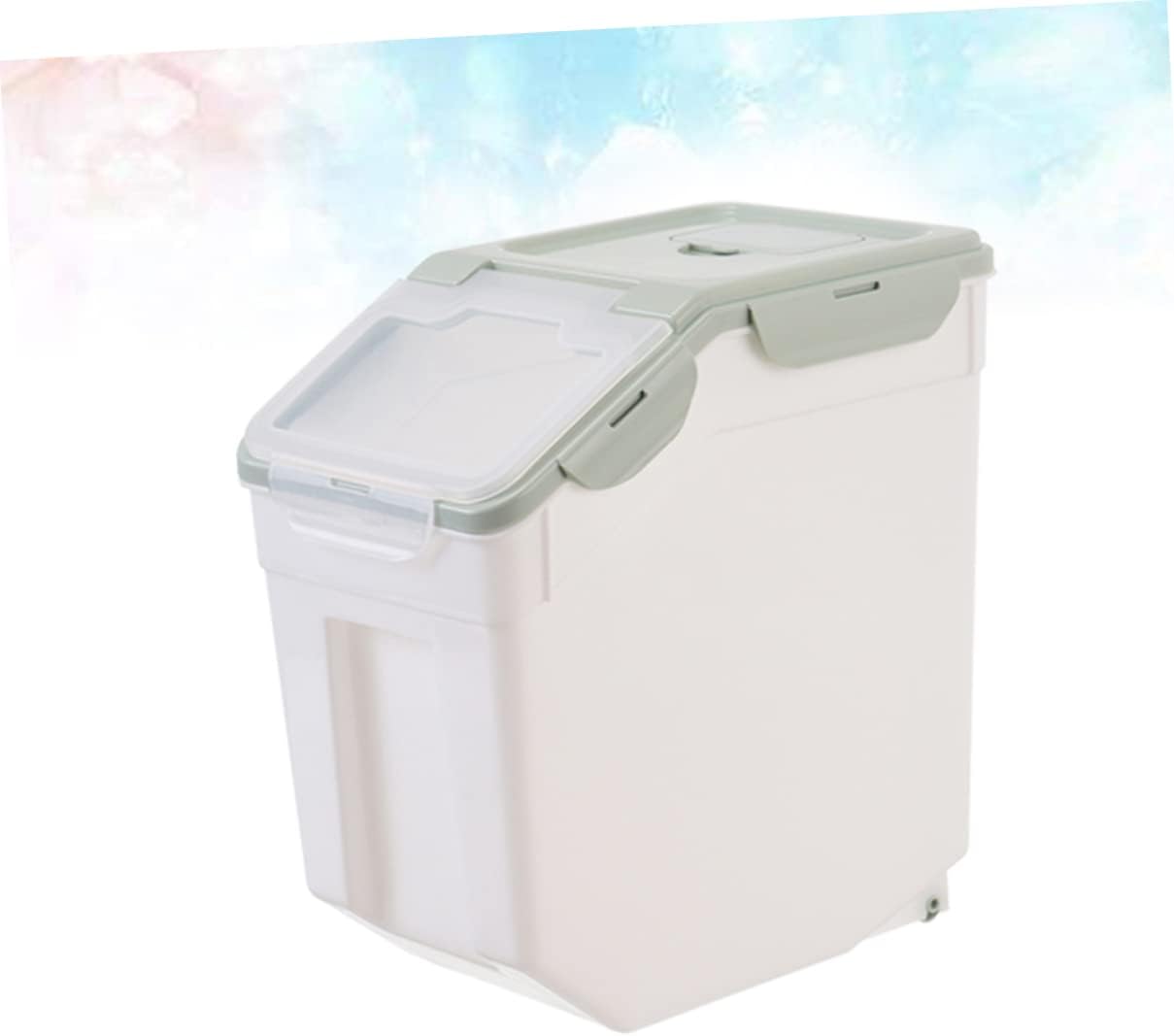 Pp Plastic Grain Storage Barrel Pet Food Container Dog Food Containers Sealed Storage Case