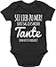 Statement Sprüche Baby - Sei lieb zu Mir sonst sag ichs meiner Tante - 1/3 Monate - Schwarz - Patentante t-Shirt Baby grün - BZ10 - Baby Body Kurzarm für Jungen und Mädchen