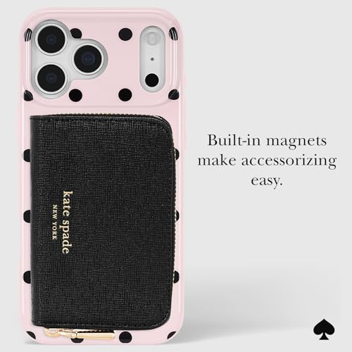 Image of kate spade new york iPhone 17 Pro Max Case - Compatible with MagSafe - Designer Phone Case - Cabana Dot Pink