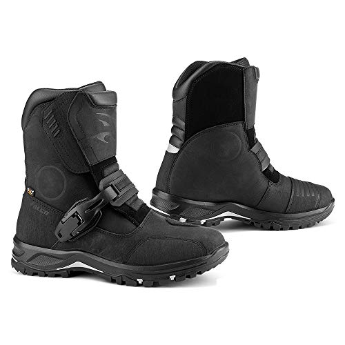 Falco Marshall Motorradstiefel, schwarz, 43