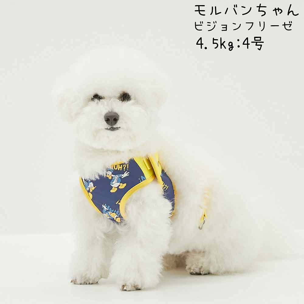 Amazon.co.jp: Disney ドナルド総柄マザーハーネス ネイビー 犬用 2号