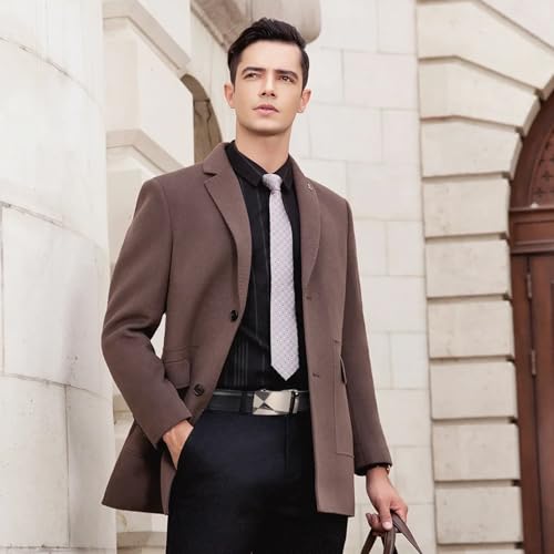 Image of Aurolran Men&Womens Leather Dress Belt Business Automatic Buckle Belt Color-Black Silver Gold