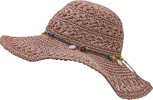 Chapeau en paille Salta pour femme élégante au jardin et à la plage