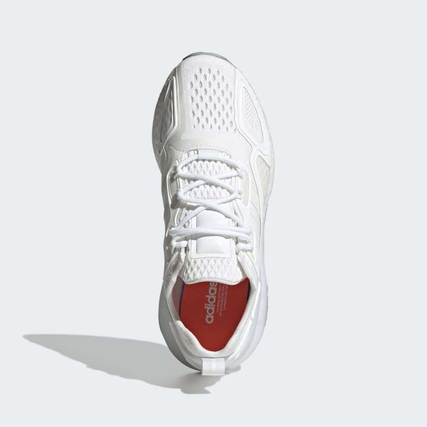 adidas ZX 2K Boost (Big Kid) White/White/Grey 6 Big Kid M | Amazon