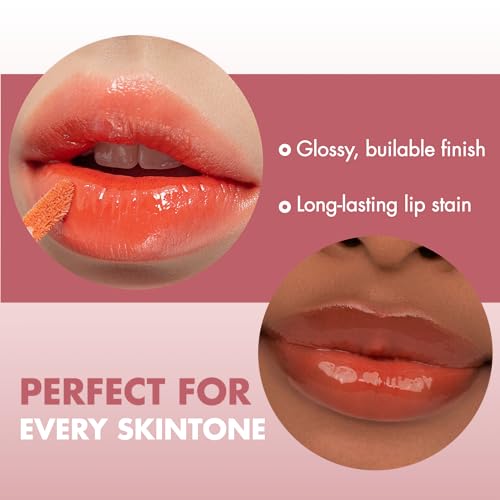Image of rom&nd JUICY LASTING TINT #08 Apple Brown - K-Beauty Glossy Lip Stain for Hydrating, Long-Lasting & Natural 'Bare Juicy' Finish