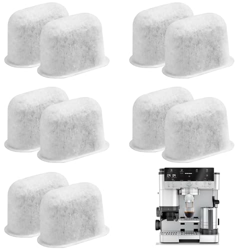 10 Pack Water Filter Inserts for Ninja Luxe Cafe Accessories Activated Carbon Filter for Coffee Machine Compatible with Ninja Luxe Café Premier Espresso Machine ES601UK & Pro Series ES701UK